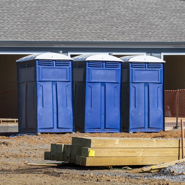 is there a specific order in which to place multiple portable toilets in Mamou LA